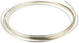 Sterling Silver Half Hard Wire - Half Round - 5 ft - 24 Gauge : Pack of 1 Pack