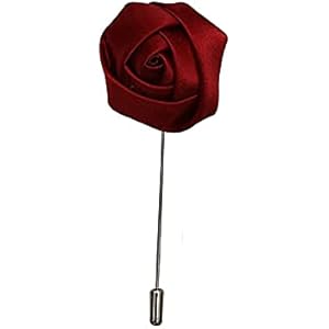 Floral Stick Brooch Lapel Pin Boutonniere for Men Women for Office Corporate Party Suit Blazer
