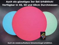 LED RGB Gartenkugel 50cm mit Farbwechsel für Garten o. Wohnbereich - 9