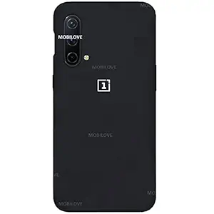 MOBILOVE Pure Liquid Soft Matte Silicone Case with Camera and Screen Protection for | OnePlus Nord CE 5G (Black)