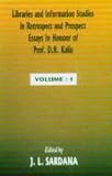 Image de Libraries and Information Studies in Retrospect and Prospect: Essays in Honour of Prof D. R. Kalia