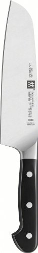 Zwilling Pro Santokumesser, 180 mm (Rostfreier Spezialstahl, Zwilling Sonderschmelze, genietet, Vollerl, Kunststoff-Schalen) schwarz