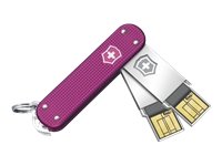 2.0 rosada Victorinox Delgado Duo 2x 64GB Speicherstick USB