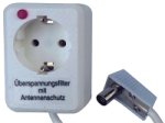 Preisvergleich Produktbild ISOTRONIC Gewitter-Überspannungsschutz für Netz und Antenne