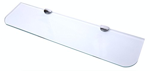 600 mm (61 cm) par 150 mm (15,2 cm) étagère en verre pour salle de bain, cuisine, chambre à coucher