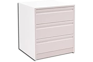 arelwood . com - Cajonera para Armario, Montada, Frente Postformado, Color Roble Espejo, 75 cm Ancho x 55 cm Fondo - 3 Cajones 16 cm. Alto 56.8 cm. Entrega A PIE DE Calle