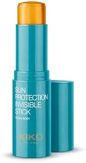 KIKO Milano Sun Protection Invisible Stick Spf 50, Stick Protettivo E Idratante Viso E Corpo Con SPF 50. Protegge Dai Raggi UVA E UVB