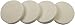 Badgequo Body Collection 4 White Round Cosmetic Sponges