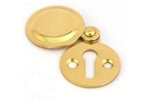 JEDO Rosace recouverte de trou de serrure en laiton poli 32 mm