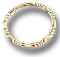 Gold Coloured Copper Craft And Jewellery Wire 1.2mm Diameter 16ga 3m Coil