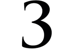 SIGNALÉTIQUE.BIZ FRANCE Chiffre Adhésif - Numéro de Boite aux Lettres en Plexi - Chiffre 3 - Hauteur : 5 cm - Coloris Noir - Plexiglass - Chiffres Boites aux Lettres - Numérotation - Double face au dos