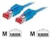 Produktbild Tecline S/FTP Cat6 a, 0,5 m 0,5 m Cat6 a S/FTP (STP) blau Netzwerk-Kabel – Kabel Netzwerk-(0,5, 0,5 m, CAT6 A, S/FTP (STP), RJ-45, RJ-45, blau)