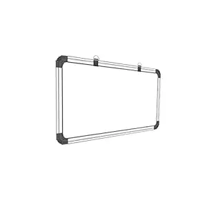 Viprax Non Magnetic Double Sided Whiteboard for Marker and Greenboard for Chalk uses for Kids, Home and School (1x1.5 feet)_Pack of 1