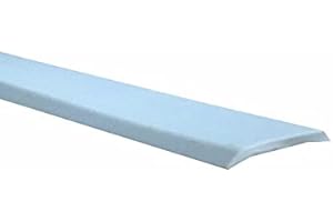 ERKIC Perfil de plástico Tapa tornillo para exterior caravana 15 mm Gris