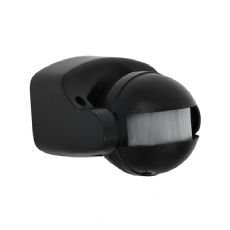 KanluxALER Black Movement Sensor 1kw 165 deg PIR in Black 220-240V 1200W IP Rating 44