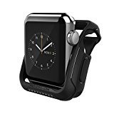 Caseology Funda Apple Watch Serie 2 42 mm Serie Vault Fino Amortiguador de TPU Protector Resistente a los Golpes Negro Mate para el Apple Watch Serie 2 2016 - Solo 42 mm Caseology Funda Apple Watch Serie 2 42 mm Serie Vault Fino Amortiguador de TPU Protector Resistente a los Golpes Negro Mate para el Apple Watch Serie 2 2016 - Solo 42 mm