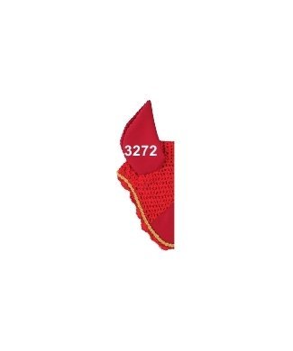 Ear-BonnetNet-in-Dark-Redwith-Gold-Trim-Size-Full