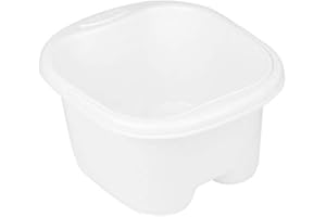 Activeshop Lich Baignoire portable pour le spa et le massage des pieds Blanc