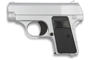 CUCHILLERIA DEPORTIVA ALBAINOX - 35501. Pistola de Airsoft Golden Eagle. Negra y Plata. Sistema de Muelle. Energia de 0,25 Julios