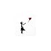 Produktbild IXXI - Girl with Balloon (Banksy), 100 x 100 cm