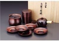 CB525 dream teapot, tea caddy, Jianshui, saucers set 6295z (japan import)