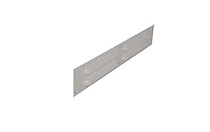 Kiemenblech, Lueftungsgitter Aluminium weiss 300 x 40 mm: Amazon.de