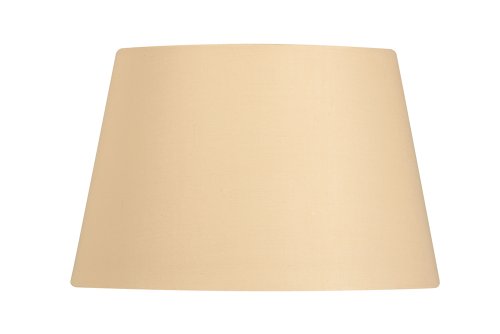 Oaks Lighting Abat-jour tambour en coton Beige 30,5 cm