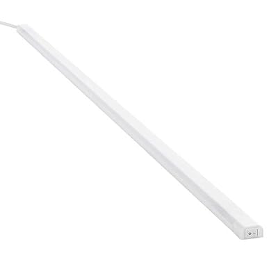 sebson® Lampe sous Meuble Cuisine 80cm, Lampe reglette LED 12W, 4000K, 840lm, Barre Lumineuse avec fiche et Interrupteur 230V, IP20, 24x13x800mm