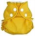 AppleCheeks Washable Nappy Wrap and Organic Cotton/Bamboo Insert 2 Piece Bundle - Lemon Zest Size 2 (18-35lb plus approx)