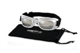 DOGOPTICS Hundebrille 'Biker Silver' / Fassung silberfarben...
