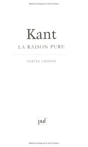 couverture de : La Raison pure