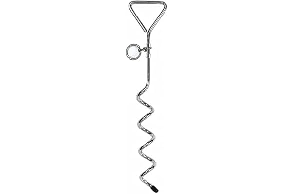 dog corkscrew tether
