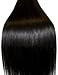 supermodel 20 inch OFF BLACK (col 1B) . Full Head Human Hair Weave for sew in or glue in. High quality Remy Hair Weft!. 100g Weight