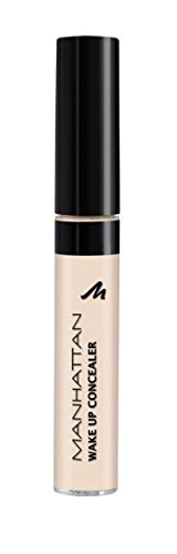 MANHATTAN Wake up Concealer, Farbe 1 Naturelle, für helle Hauttypen, 1er Pack (1 x 7 ml)