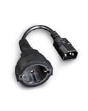 Longitud de 0.15 m Cablexpert - Conexion Shucko Hembra A Iec C14 Macho 0.15Mts
