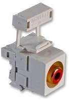 PHONO TO CAT5 MODULE, RED BPSCA 40735-RRW - AV18198 By LEVITON MANUFACTURING