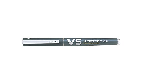 PILOT 40631 Roller V5 Rechargeable écriture fine 0,3 mm niveau encre liquide visible écologique r