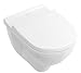 Produktbild Villeroy & Boch Combi-Pack O.novo Wand-WC DirectFlush Weiß CeramicPlus + Sitz 5660HRR1