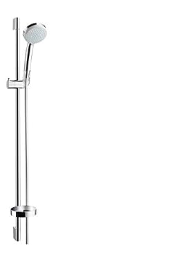 Hansgrohe - 27653000 - Ensemble de douche Croma 100 Vario 3 jets Ecosmart Economie d'eau avec Barre 90cm Flexible 1,60m et porte-sabon Chrome