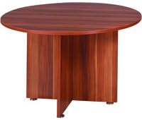 Avior KF838267 Round Meeting Table, cherry, 120 x 120 x 75 cm