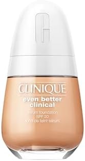 Clinique Even Better Clinical Serum Foundation SPF 20 fondotinta con copertura completa | Finish opaco e benefici skincare, 30 ml