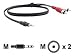 Produktbild Kramer Electronics c-a35 m/2ram-10 3 m 3.5 mm 2 x RCA Audio-Kabel schwarz – Audio-Kabel (3.5 mm, 2 x RCA, männlich, männlich, 3 m, schwarz)