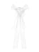 Produktbild weiße Organza Schleife, ein Organzatraum als große und elegante Geschenkschleife