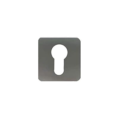 Klose Besser Rosaces carrées en inox avec trou cylindre Klose Besser x2