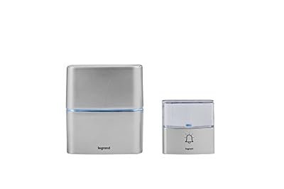 Legrand Sonnette sans fil Set Premium, argent, 94271