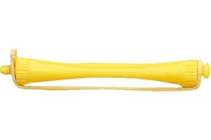 Fripac-Medis FPS5 - Bigodini permanenti, confezione da 12 pezzi, diametro 8 mm, colore: Giallo