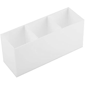 3 Fächer Acryl Kosmetik Aufbewahrung Organizer Pinselhalter Makeup