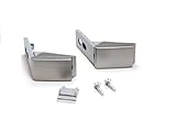 Bisagras tirador puerta curva frigorífico LIEBHERR, MIELE Inox. 2 und. ORIGINAL: 9590180