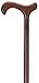Schlichter Gehstock aus Holz für Damen & Herren Ossenberg Derbygriff Braun Herren