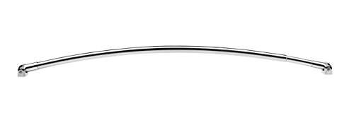 Croydex Premium Gebogene Teleskop-Duschvorhangstange, 1080 – 1850 mm - 2